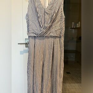 A new day striped jumpsuit